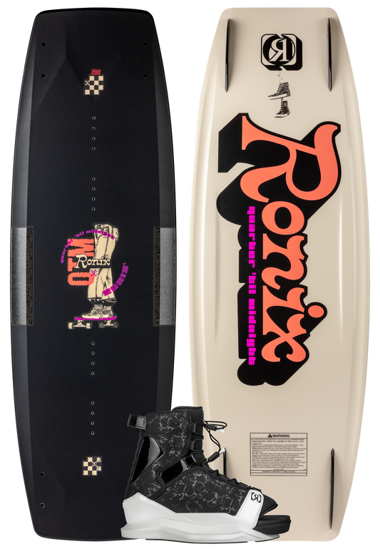 Ronix Quarter 'Til Midnight w/ Halo Women's Wakeboard Package 2025