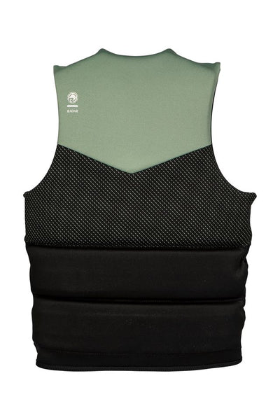 Back view of Radar Aura 2027 women's waterski life vest