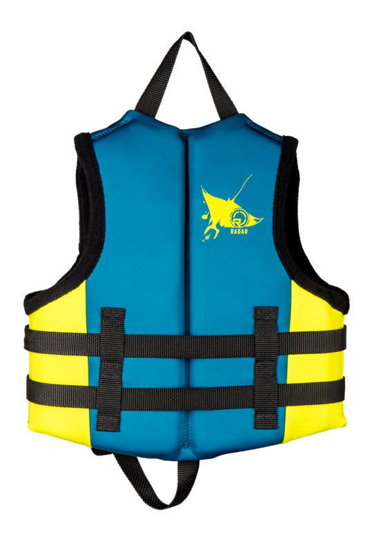 Back view of Radar Boys' CGA watersports vest