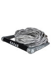 Radar Global 13-inch waterski handle with 75-foot rope in white and silver