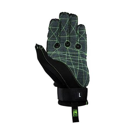 Durable aramid palm on Radar Hydro-K waterski glove