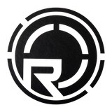 Black Radar Waterskis icon logo die-cut sticker measuring 3 inches.