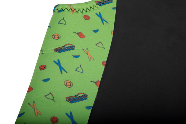 Close-up of Radar John Top 2mm neoprene material