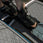 skier with Radar Lyric BOA women's front slalom waterski boot with Feather Frame 2.0 adjusting boot on the water