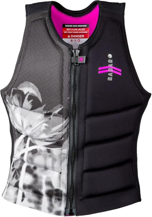 Front view of Radar Lyric women's competition waterski vest