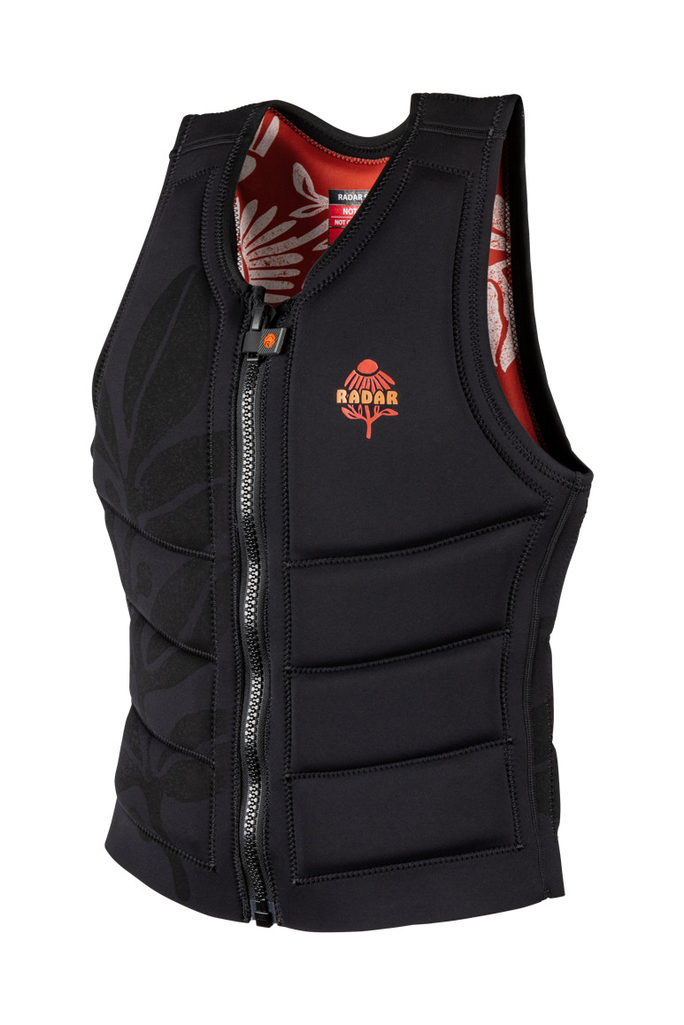 Front view of Radar Lyric women's slalom waterski impact vest