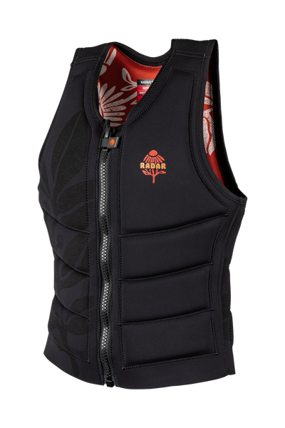 Front view of Radar Lyric women's slalom waterski impact vest
