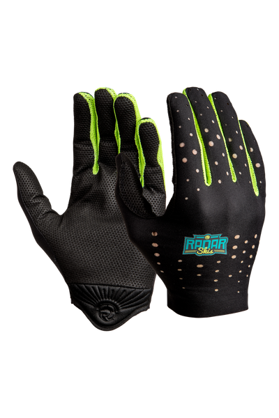 Radar Range lightweight waterski gloves with embossed Amara palms
