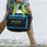 Radar Six Pack insulated nylon cooler bag with snack pouch