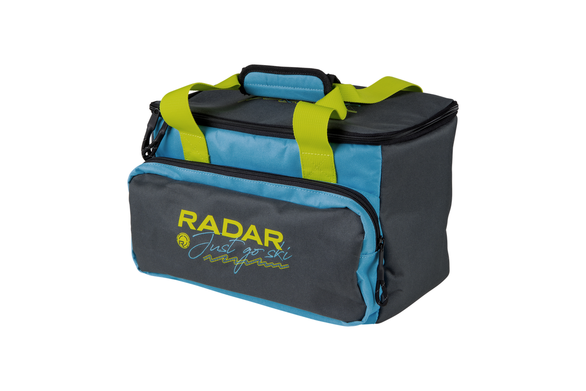 Radar Six Pack insulated nylon cooler bag with snack pouch
