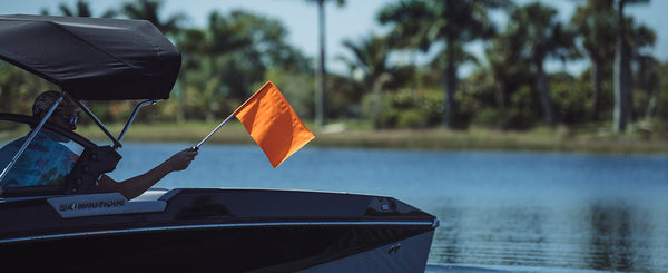 Radar Skier Down Flag for watersports boating safety