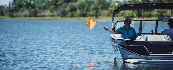 Radar Skier Down Flag for watersports boating safety