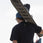 Radar Slalom Neo Sleeve protecting a waterski between lake sessions