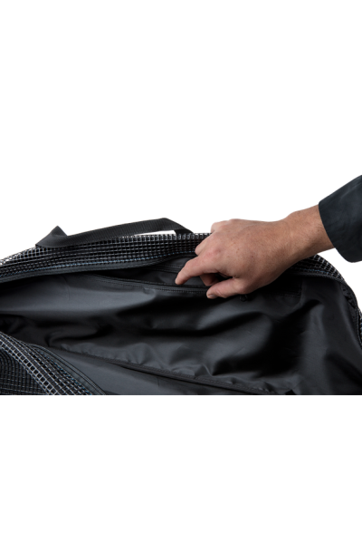 Internal accessory storage pocket inside Radar padded waterski bag