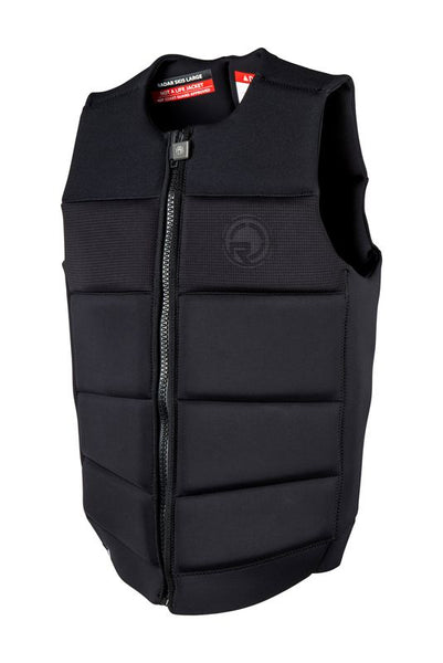 Front view of Radar Tidal 2026 competition waterski vest