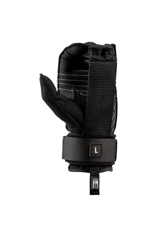 External grip dowel on Radar Vice waterski glove
