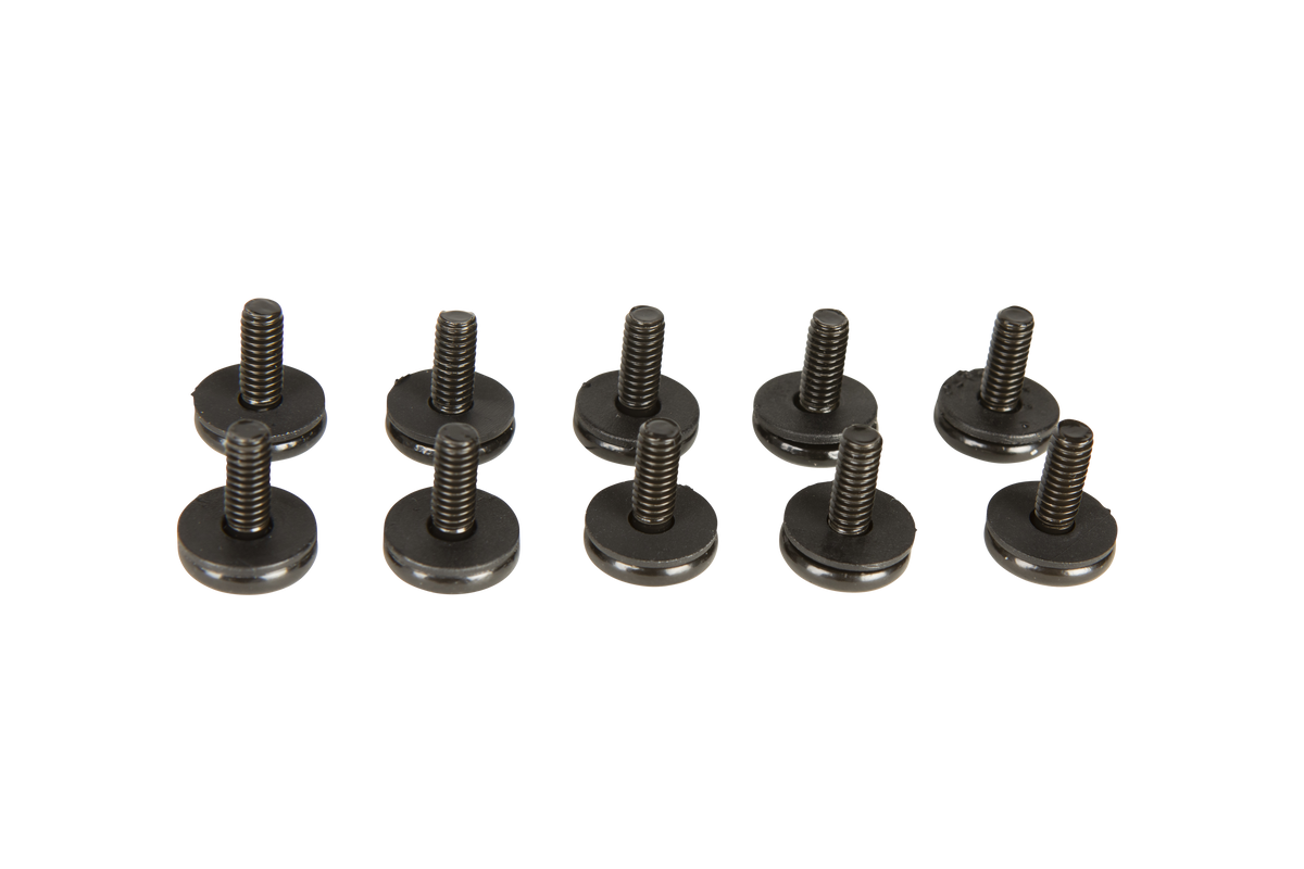 Radar waterski boot replacement screws 10-pack with plastic washers