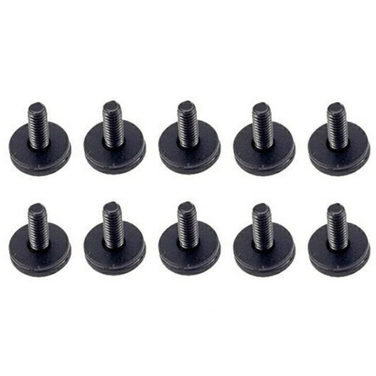 Radar waterski boot replacement screws 10-pack with plastic washers