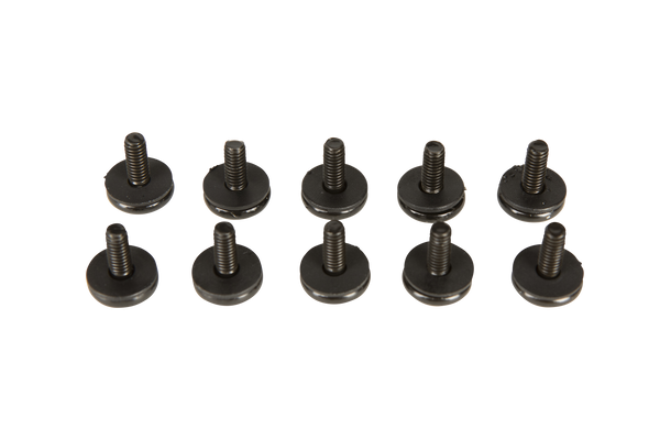 Radar waterski boot replacement screws 10-pack with plastic washers