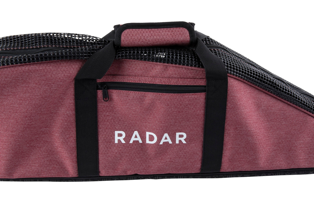 Breathable mesh ventilation on Radar women's padded waterski bag