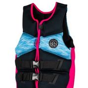 Radar TRA Girls CGA Life Vest Vibr Mesh BlkPnk