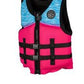 Radar TRA Girls CGA Life Vest Vibr Mesh BlkPnk