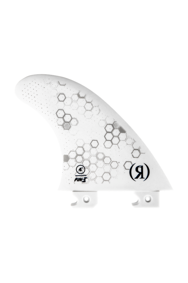 Side profile of Ronix 4-inch fiberglass wakesurf center fin