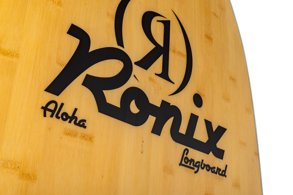 Ronix Aloha Longboard wood laminate construction detail