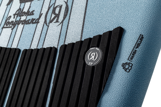 Ronix Aloha Longboard wood laminate construction detail