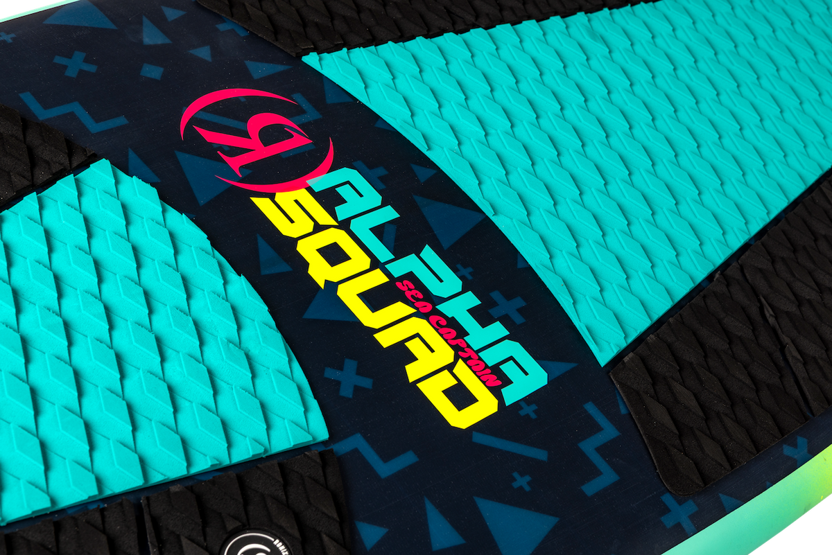 Ronix Alpha Squad Sea Captain machined EVA traction pad detail