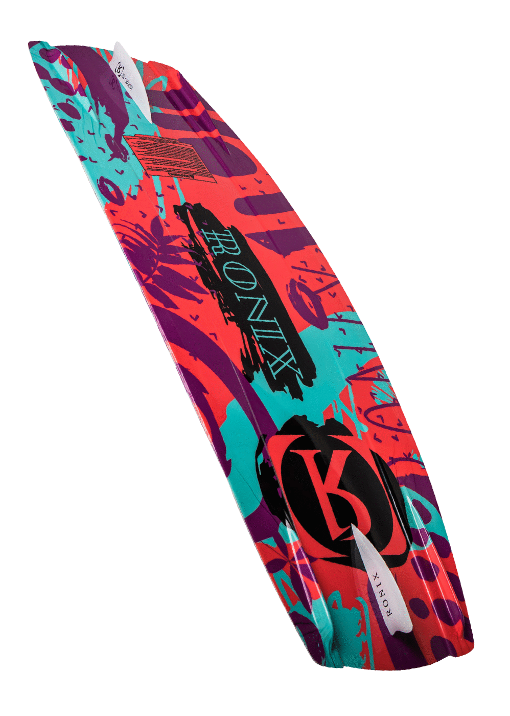 Ronix August kids wakeboard with 1.7-inch Hook fins