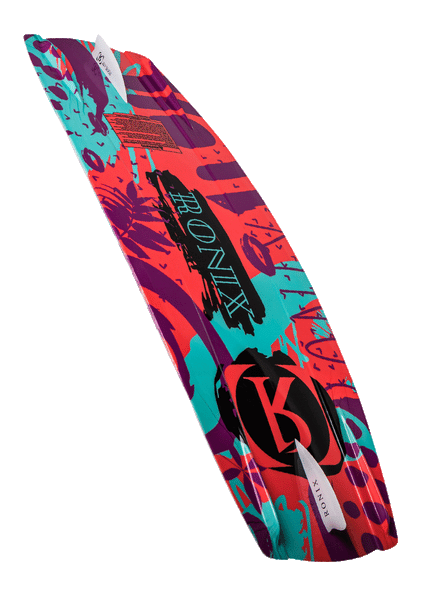 Ronix August kids wakeboard with 1.7-inch Hook fins