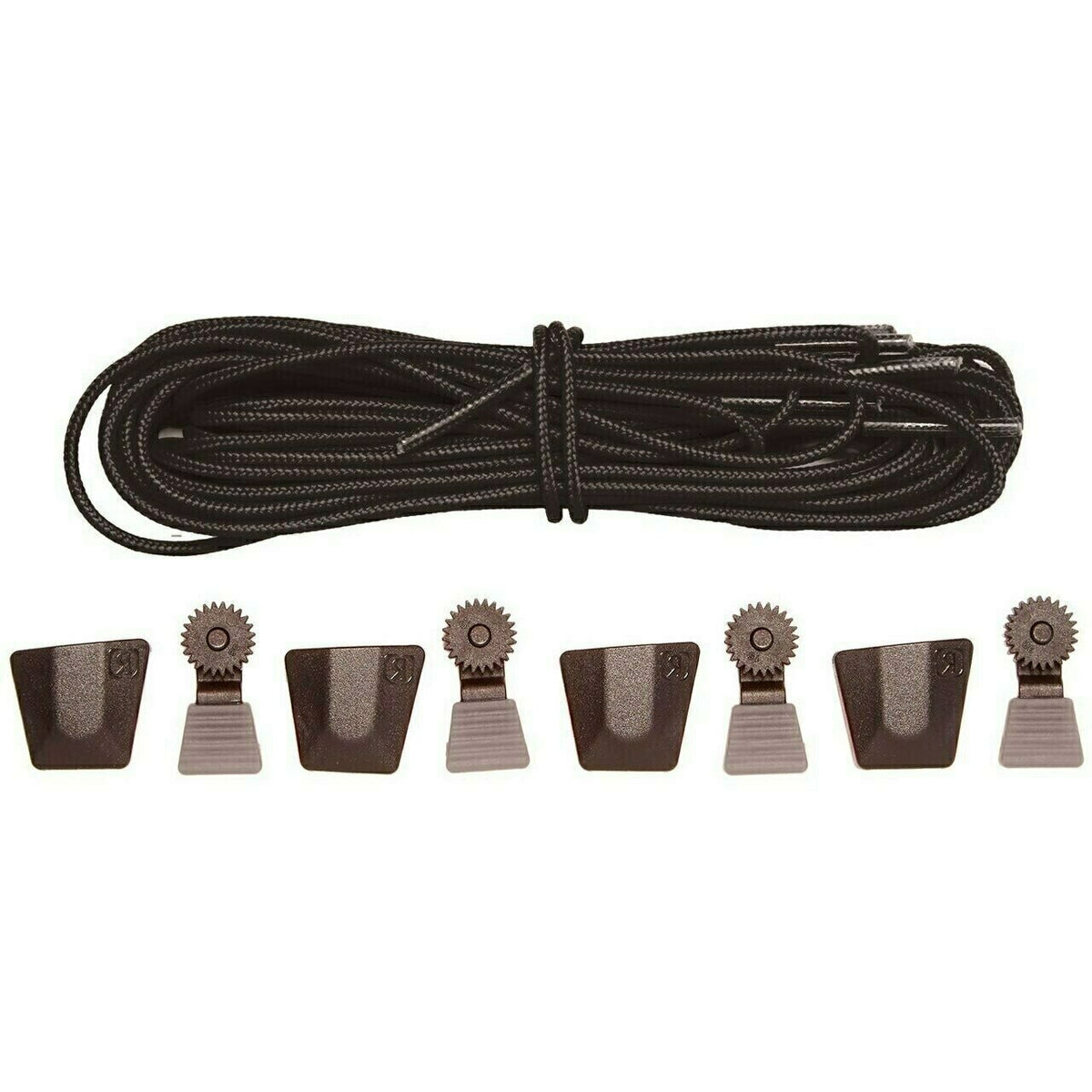Ronix AutoLock replacement wakeboard boot lace kit in black