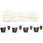 Ronix AutoLock replacement wakeboard boot lace kit in white