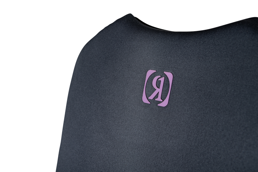 Back view of Ronix Avalon YES women's wakeboarding life vest logo