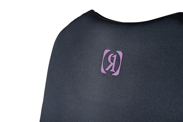 Back view of Ronix Avalon YES women's wakeboarding life vest logo