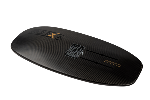 Deep-V bottom design on 2027 Ronix Blackbird foil board