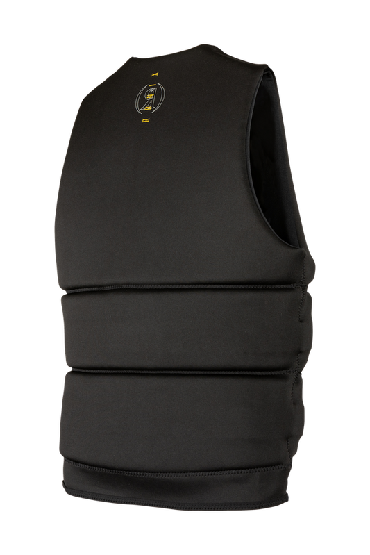 Back view of Ronix Blackjack YES CGA longer torso wake vest