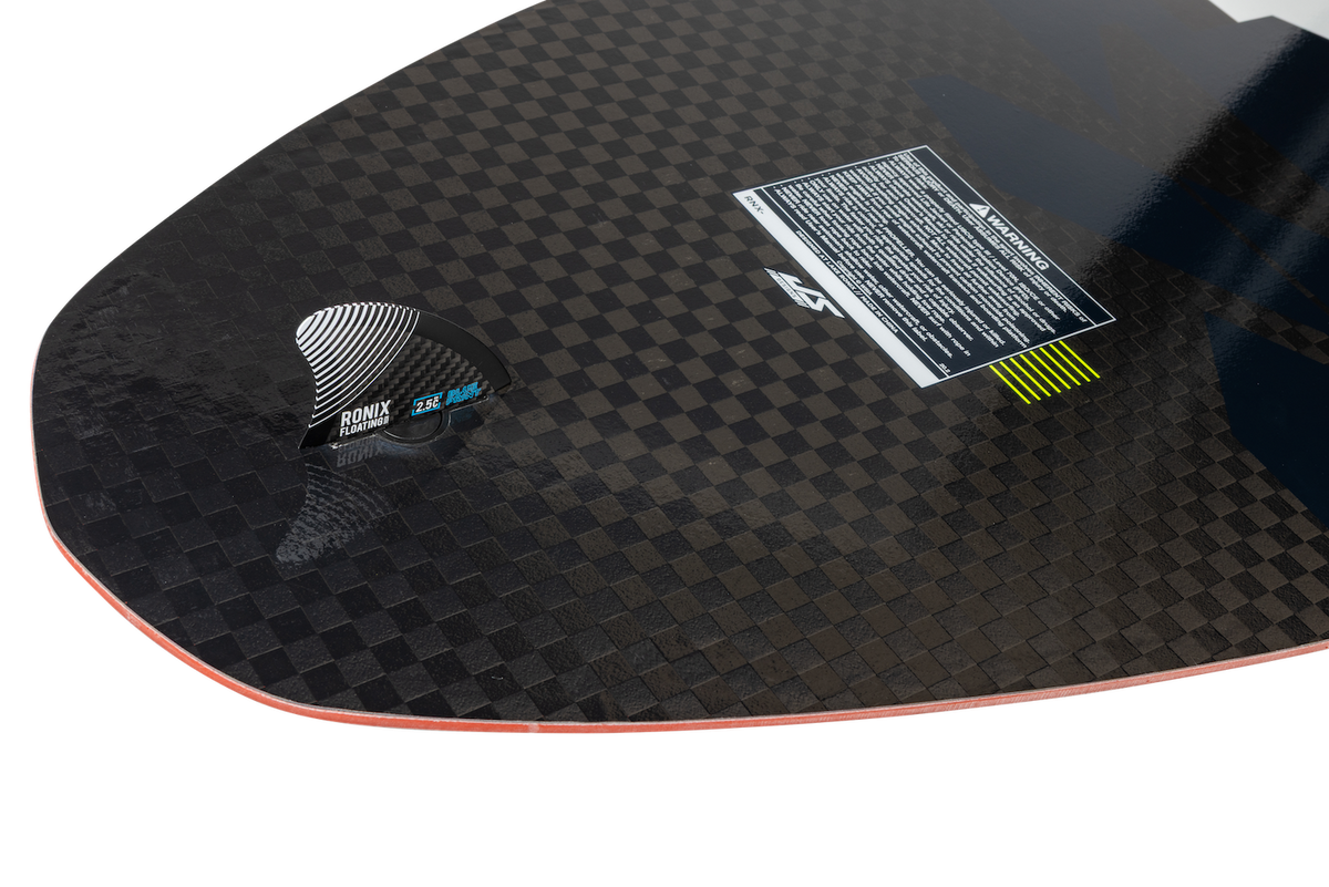 Bottom view of Ronix Carbon Air Core 4 Skimmer with single concave design