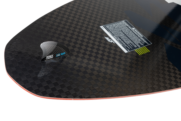 Bottom view of Ronix Carbon Air Core 4 Skimmer with single concave design