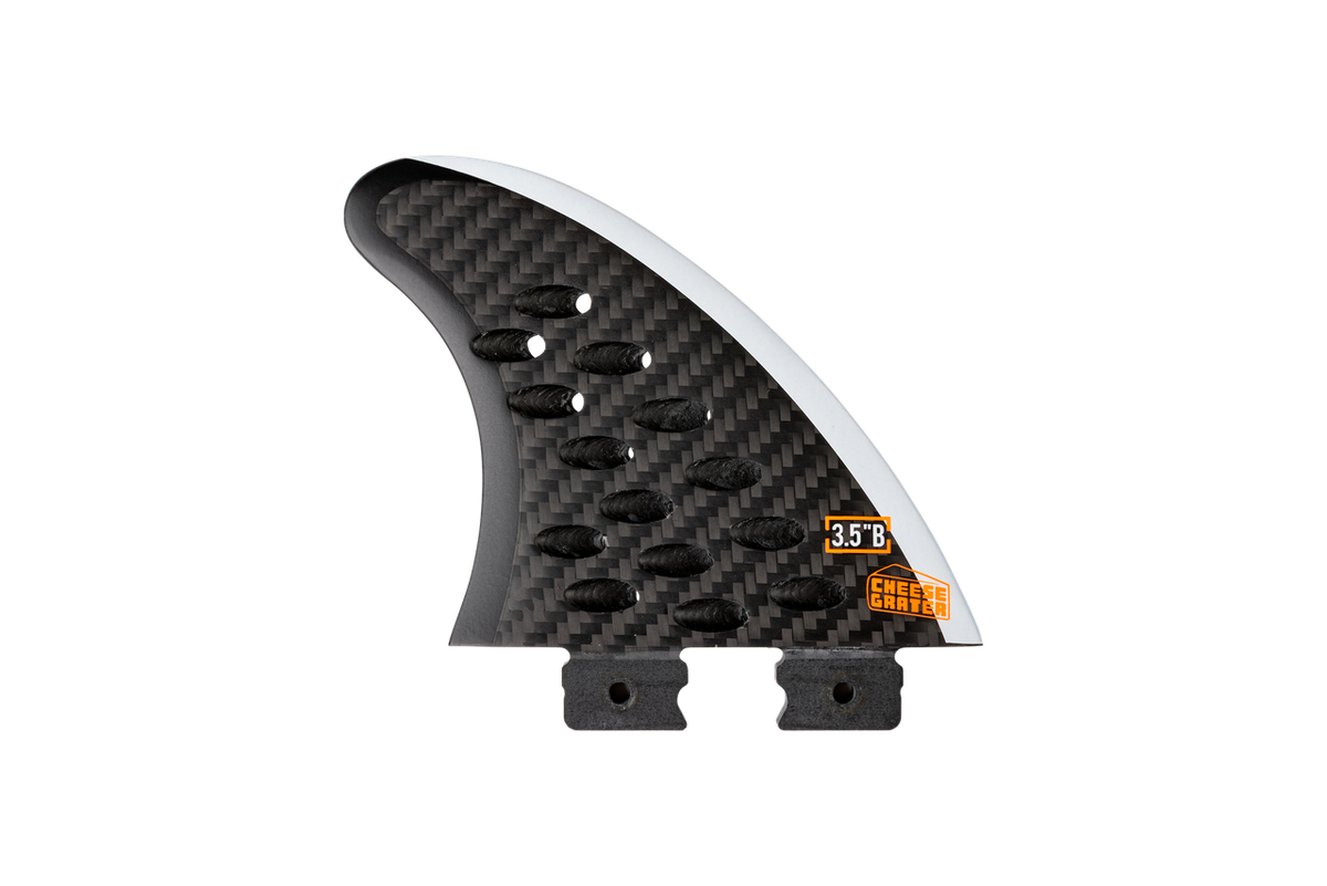 Ronix Cheese Grater 3.5-inch perforated Button wakesurf fins