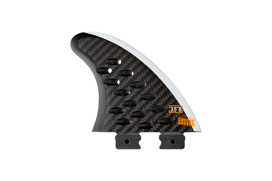 Ronix Cheese Grater 3.5-inch perforated Button wakesurf fins