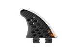 Ronix Cheese Grater 3.5-inch perforated Button wakesurf fins