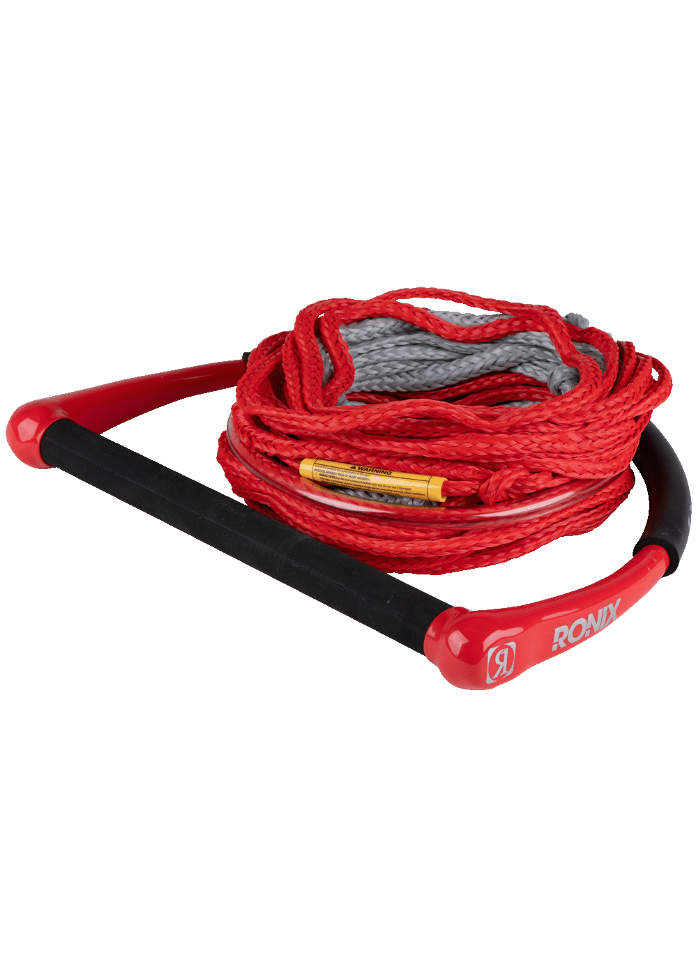 Ronix Combo 1.0 wakeboard rope and handle package in Red and Grey