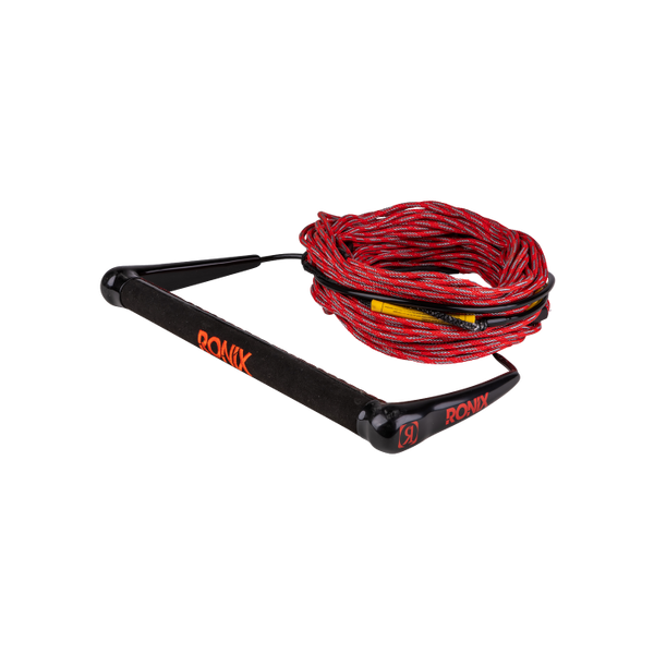 Ronix Combo 4.0 wakeboard rope and handle package in Red