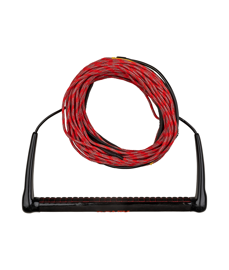 Ronix Combo 4.0 wakeboard rope and handle package in Red