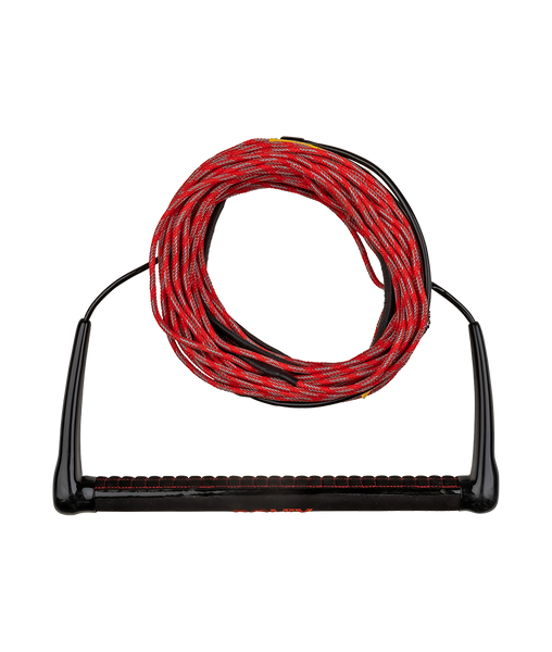 Ronix Combo 4.0 wakeboard rope and handle package in Red