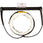 Ronix Combo 5.5 wakeboard rope and handle package in white