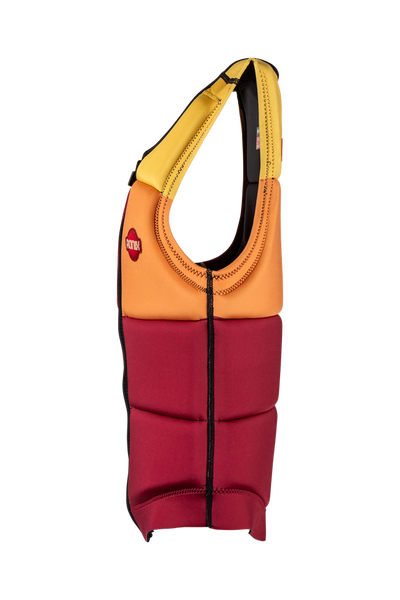 side view of Ronix Coral 2026 women's wakeboard impact vest