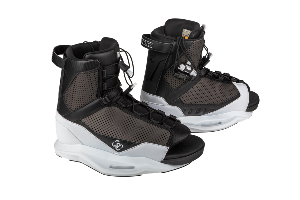 2027 Ronix District wakeboard boot with adaptive MainFrame chassis